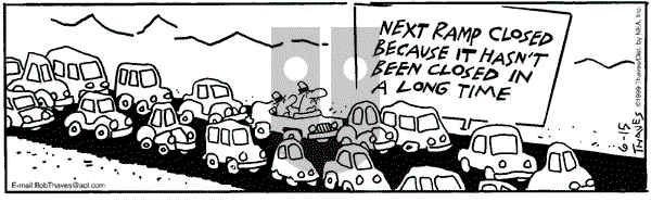 Frank and Ernest on Tuesday June 15, 1999 Comic Strip