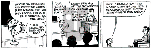 Grand Avenue on Thursday March 10, 2005 Comic Strip