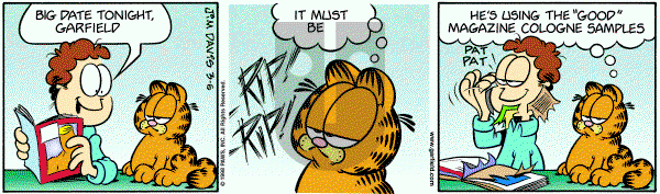 Garfield on Wednesday March 25, 1998 Comic Strip