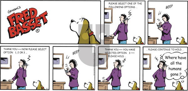 Fred Basset on Sunday June 14, 2020 Comic Strip