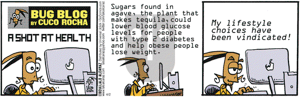 La Cucaracha on Wednesday April 2, 2014 Comic Strip
