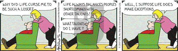 The Born Loser on Tuesday October 6, 2015 Comic Strip