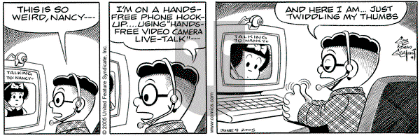Nancy on Saturday June 4, 2005 Comic Strip