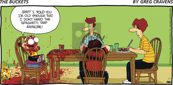The Buckets on Sunday March 15, 2015 Comic Strip