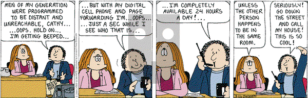 Cathy Classics on Thursday August 26, 1999 Comic Strip