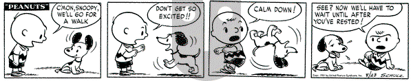 Peanuts on Thursday August 23, 1951 Comic Strip