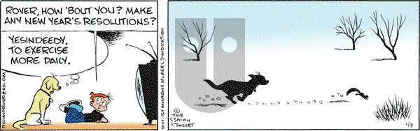 Red and Rover on Wednesday January 3, 2018 Comic Strip