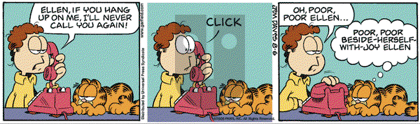 Garfield on Saturday August 6, 2005 Comic Strip