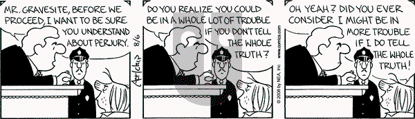 The Born Loser on Wednesday August 6, 2008 Comic Strip
