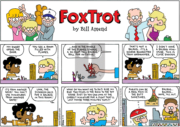 FoxTrot on Sunday October 12, 2008 Comic Strip