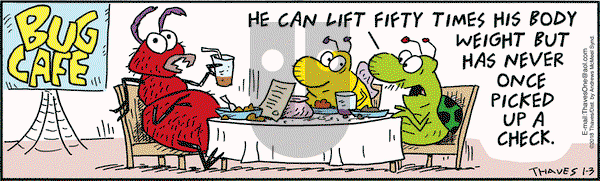 Frank and Ernest on Wednesday January 3, 2018 Comic Strip