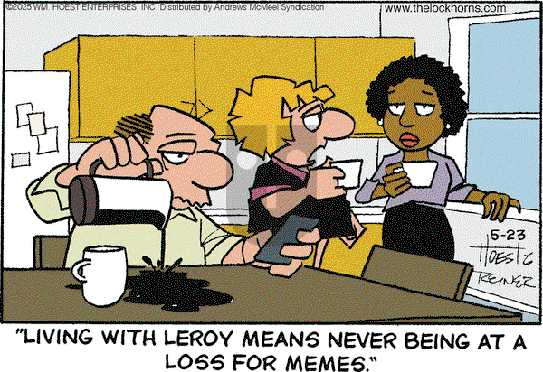 The Lockhorns on Friday May 23, 2025 Comic Strip