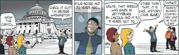 Luann on Monday February 16, 2009 Comic Strip