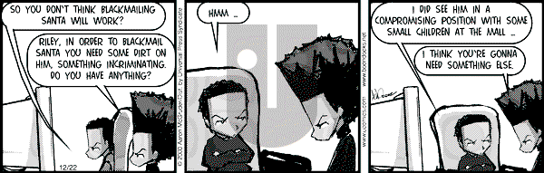The Boondocks on Friday July 25, 2008 Comic Strip