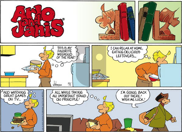 Arlo and Janis on Sunday December 1, 2013 Comic Strip