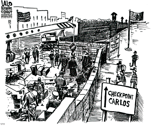 Lalo Alcaraz on Wednesday January 11, 2006 Comic Strip