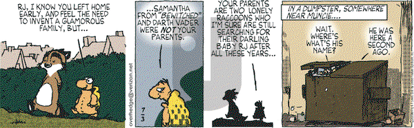 Over the Hedge on Friday July 3, 2009 Comic Strip