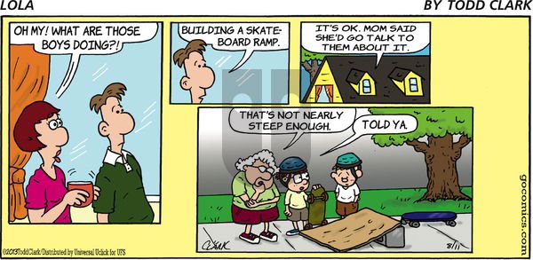 Lola on Sunday August 11, 2013 Comic Strip