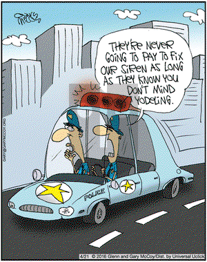 The Flying McCoys on Thursday April 21, 2016 Comic Strip