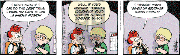 Ginger Meggs on Monday March 31, 2025 Comic Strip