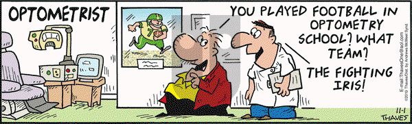 Frank and Ernest on Friday November 1, 2019 Comic Strip