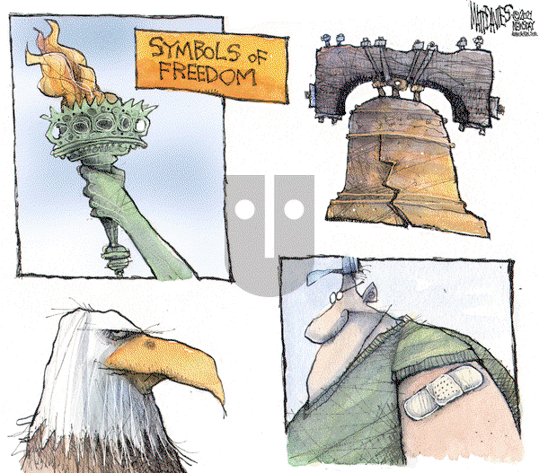 Matt Davies on Thursday April 29, 2021 Comic Strip