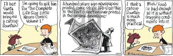 Cul de Sac on Monday December 12, 2016 Comic Strip