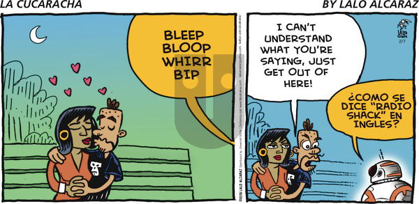 La Cucaracha on Sunday February 7, 2016 Comic Strip