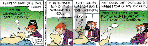 Red and Rover on Thursday March 17, 2016 Comic Strip