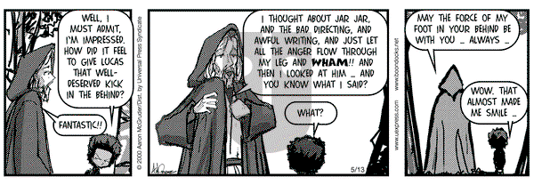 The Boondocks on Saturday May 13, 2000 Comic Strip
