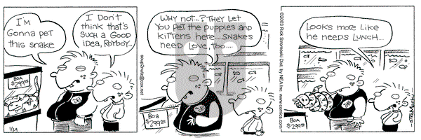 Soup to Nutz - Old on Wednesday January 29, 2003 Comic Strip