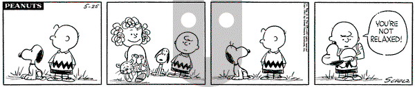 Peanuts on Thursday May 25, 1961 Comic Strip