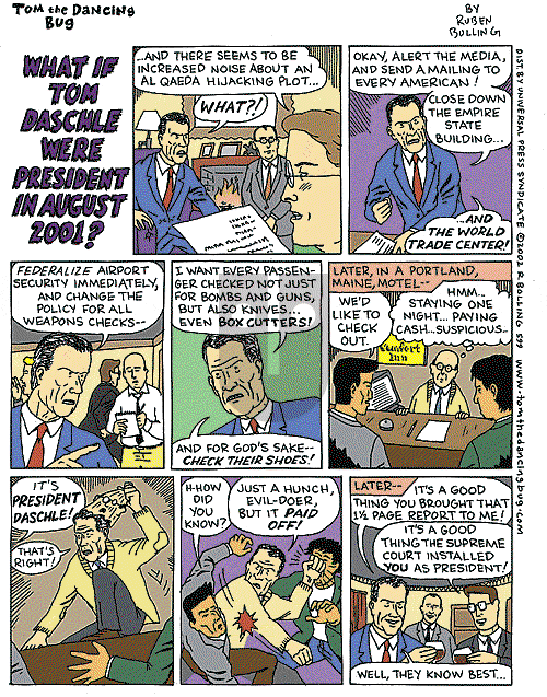 Tom the Dancing Bug on Saturday June 1, 2002 Comic Strip