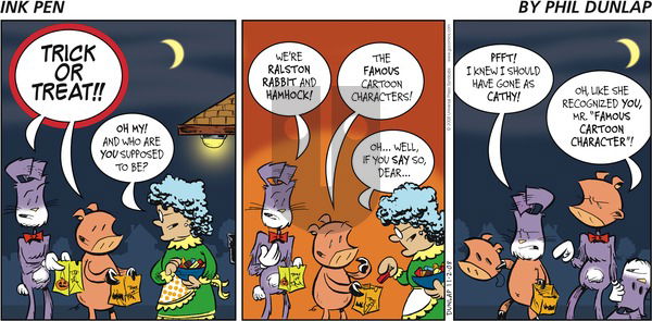 Ink Pen on Sunday November 2, 2008 Comic Strip