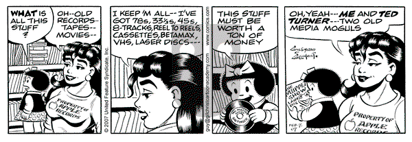 Nancy on Wednesday February 7, 2007 Comic Strip