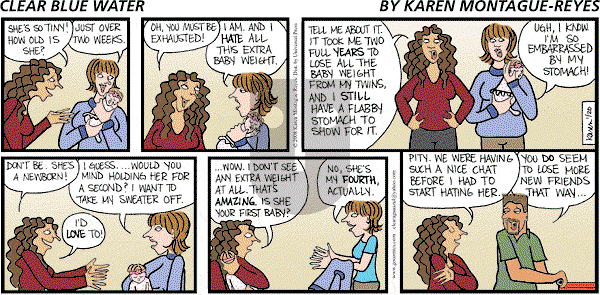 Clear Blue Water on Sunday January 20, 2008 Comic Strip