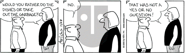 The Born Loser on Monday November 28, 2005 Comic Strip