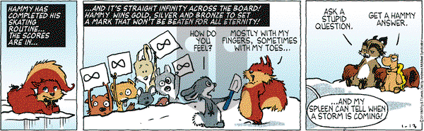 Over the Hedge on Saturday January 13, 2018 Comic Strip