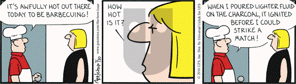The Born Loser on Saturday July 30, 2016 Comic Strip