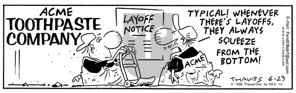 Frank and Ernest on Tuesday June 23, 1998 Comic Strip