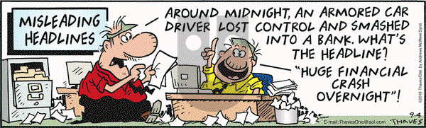Frank and Ernest on Tuesday September 4, 2018 Comic Strip