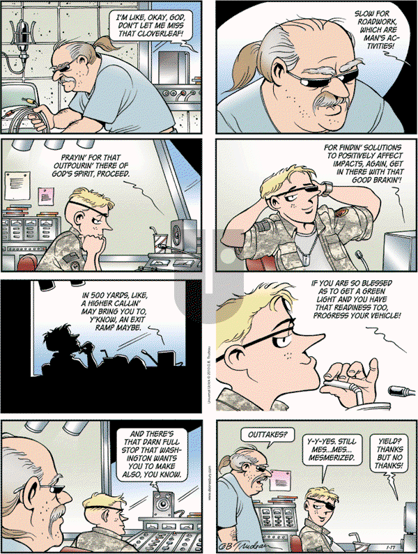 Doonesbury - Sunday January 17, 2010 Comic Strip