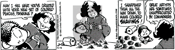 Rose is Rose on Monday April 1, 1996 Comic Strip