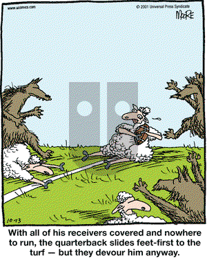 In the Bleachers on Saturday October 13, 2001 Comic Strip
