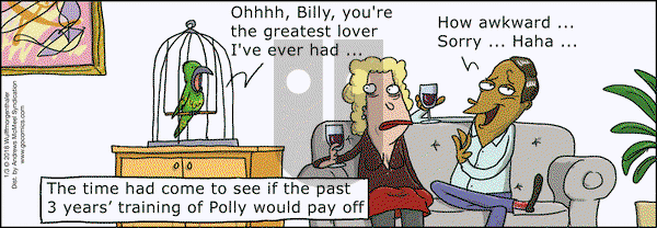 WuMo on Saturday January 13, 2018 Comic Strip