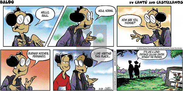 Baldo - Sunday March 23, 2003 Comic Strip