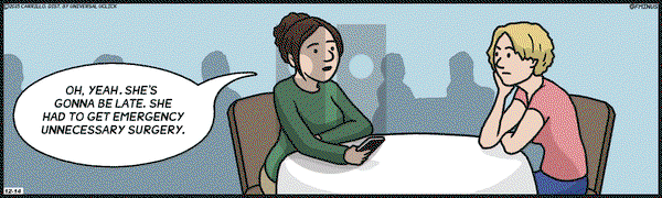 F Minus on Monday December 14, 2015 Comic Strip