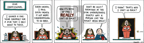 Cathy Classics on Tuesday March 11, 2008 Comic Strip