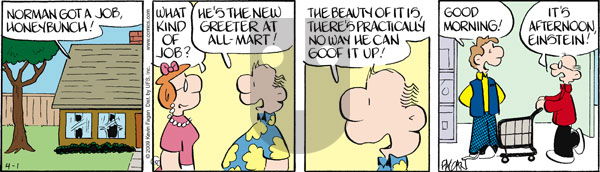 Drabble on Wednesday April 1, 2009 Comic Strip