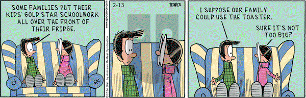 Grand Avenue on Tuesday February 13, 2024 Comic Strip